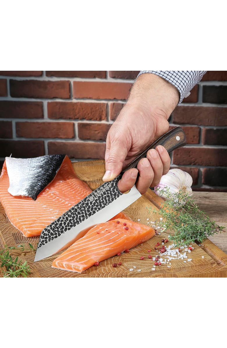 ZASSENHAUS Hunter 12-Inch Chef's Knife with Pakkawood Handle, Alternate, color, Silver