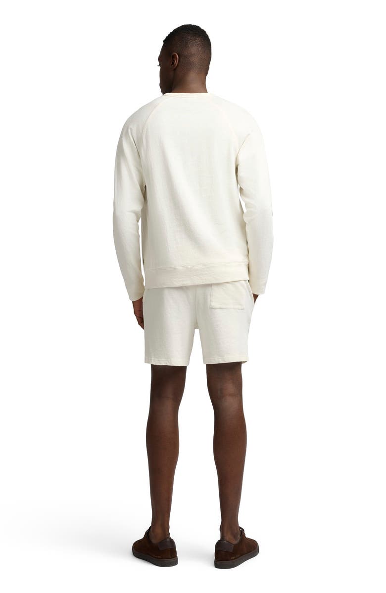 Onia Slub Terry Crewneck Sweater, Alternate, color, Egret