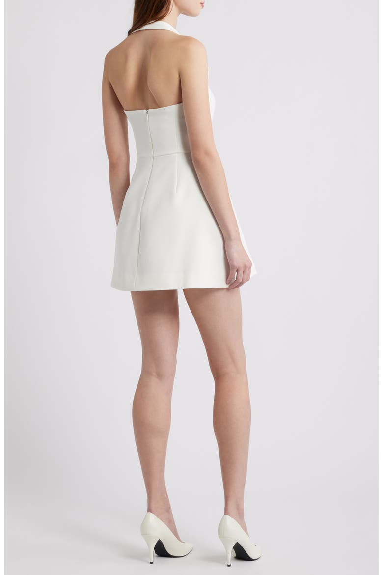 The Ultimate Muse Halter Minidress, Alternate, color, WHITE