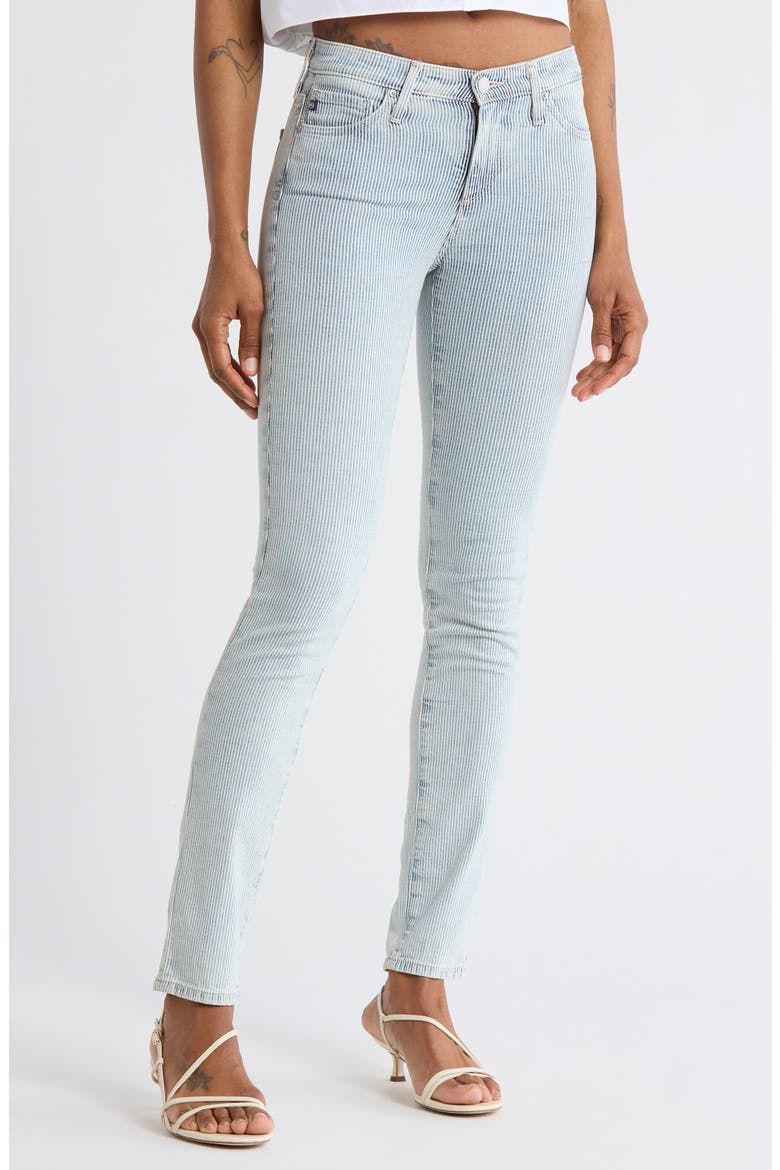 Prima Low Rise Cigarette Jeans, Main, color, SEA SALT
