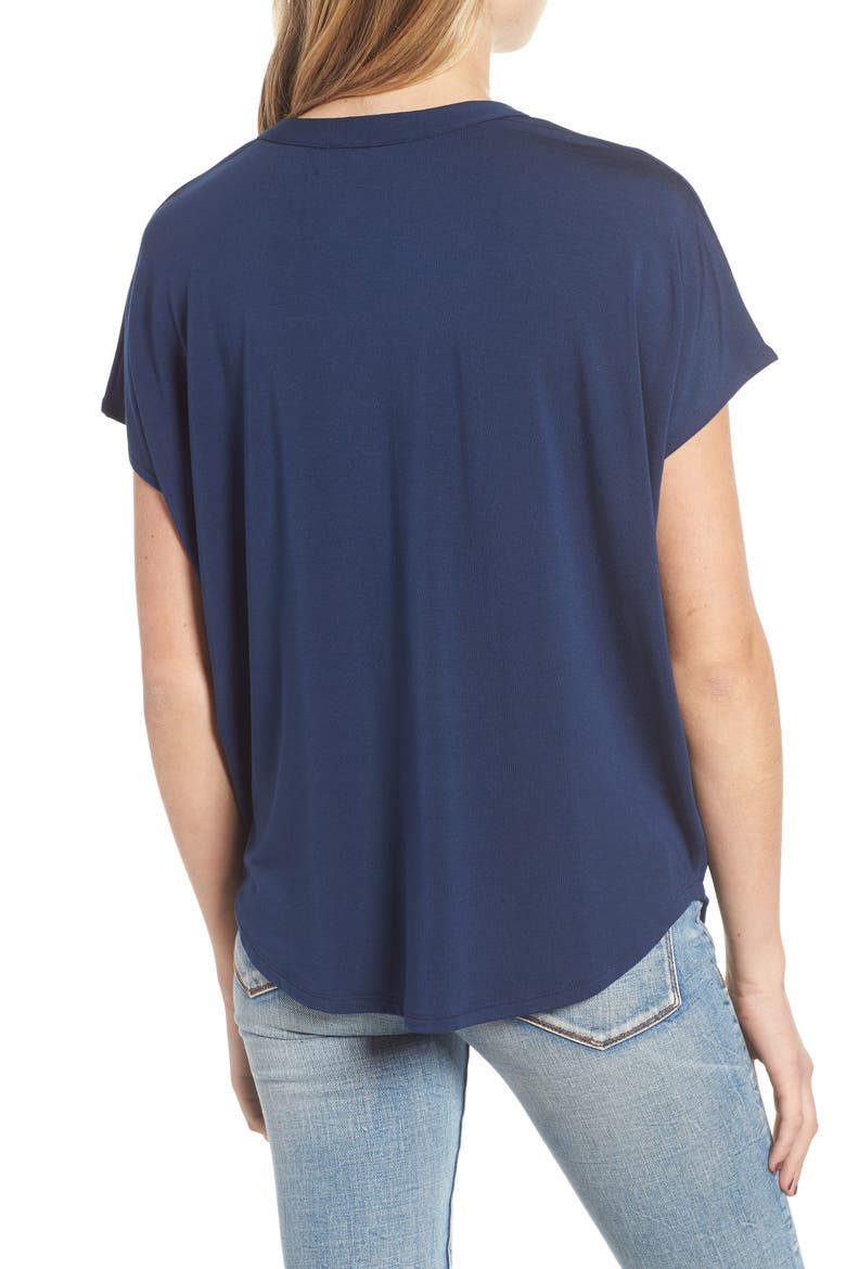 Eden Top, Alternate, color, NAVY