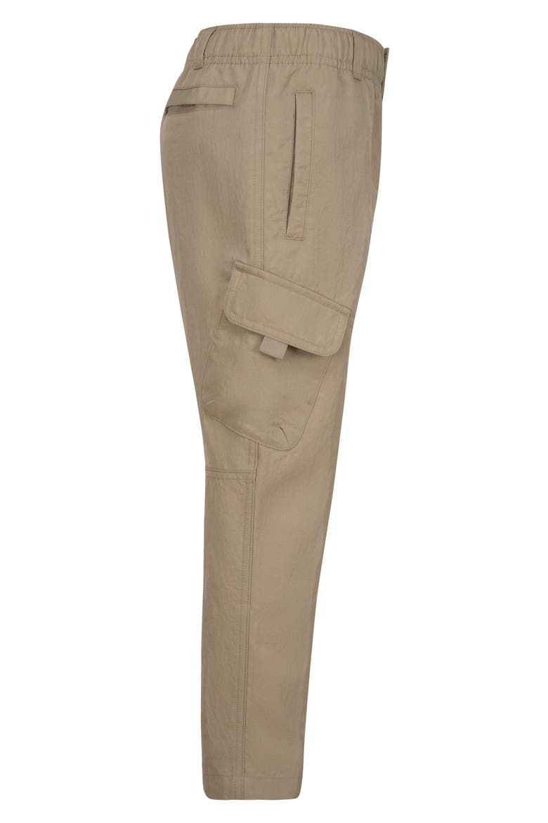 Kids' Woven Nylon Cargo Pants, Alternate, color, KHAKI