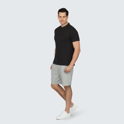 Vustra Short Sleeve Henley In Black