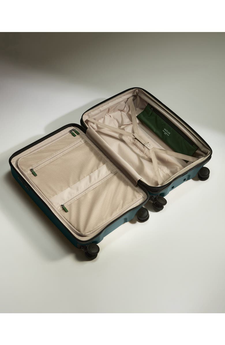 ANTLER Icon Stripe Medium Luggage, Alternate, color, Glade Blue