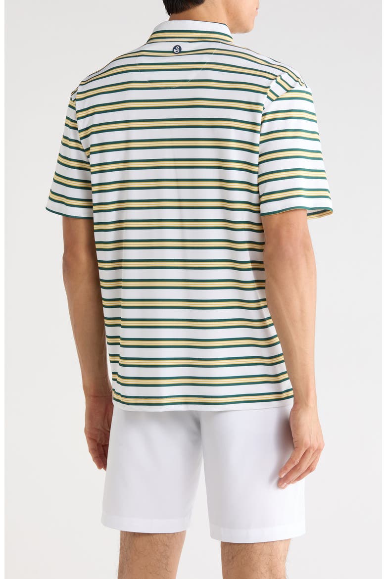 Vanness Performance Piqué Polo, Alternate, color, FOREST