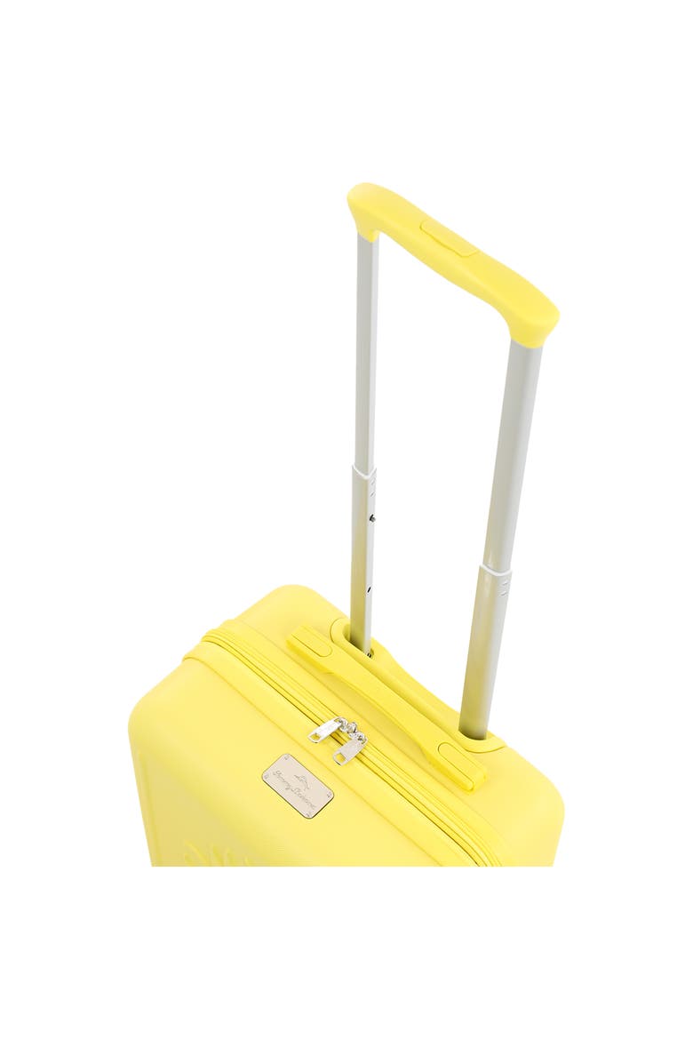 3-Piece Hardside Luggage Set with 3D Pineapple 30", 26" & 21.5" Spinner Suitcases, Alternate, color, LEMON