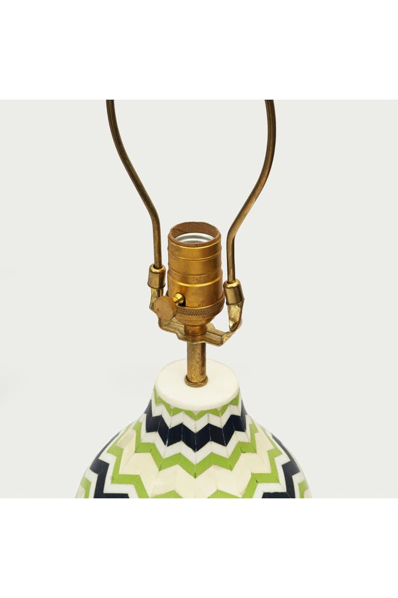 Chevron Inlay Table Lamp, Alternate, color, Chevron
