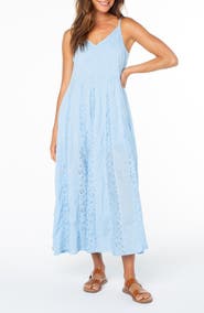 Roxy Jardin Bloom Lace Maxi Dress