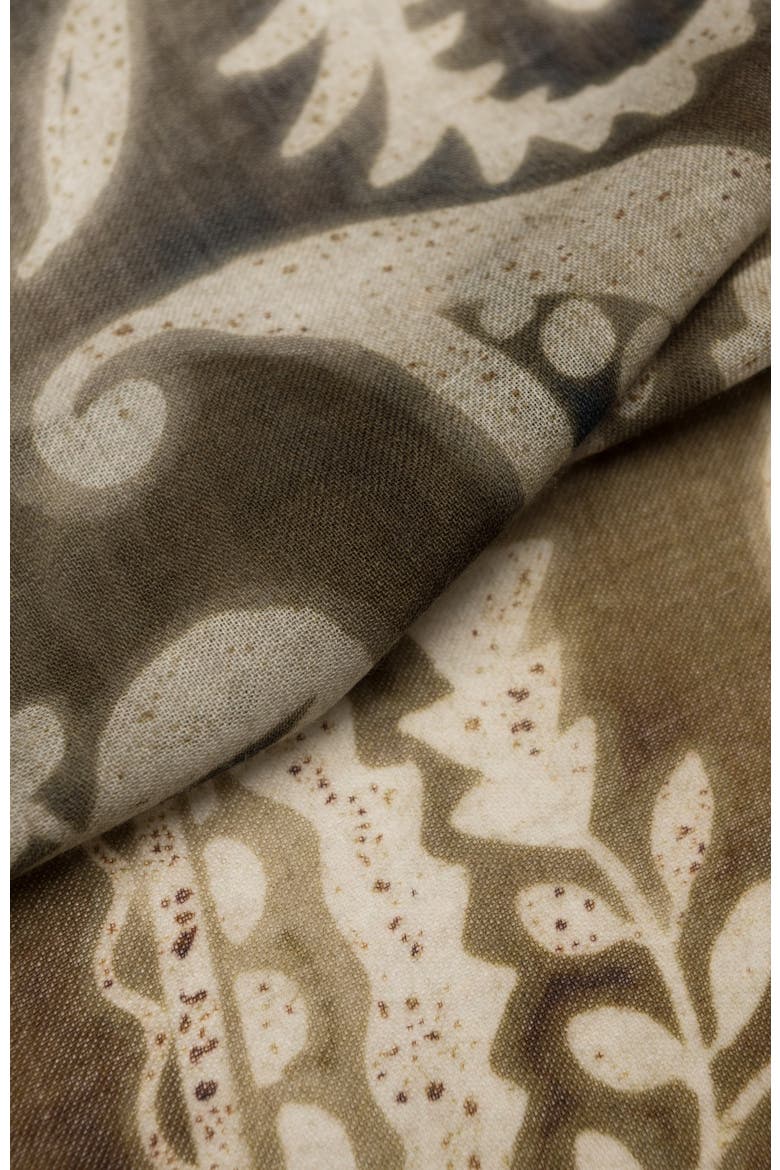 Garda - Wool Scarf, Alternate, color, Brown and Tan