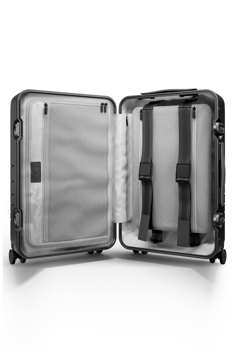 23-Inch Hybrid Carry-On Plus Spinner Luggage, Alternate, color, OBSIDIAN