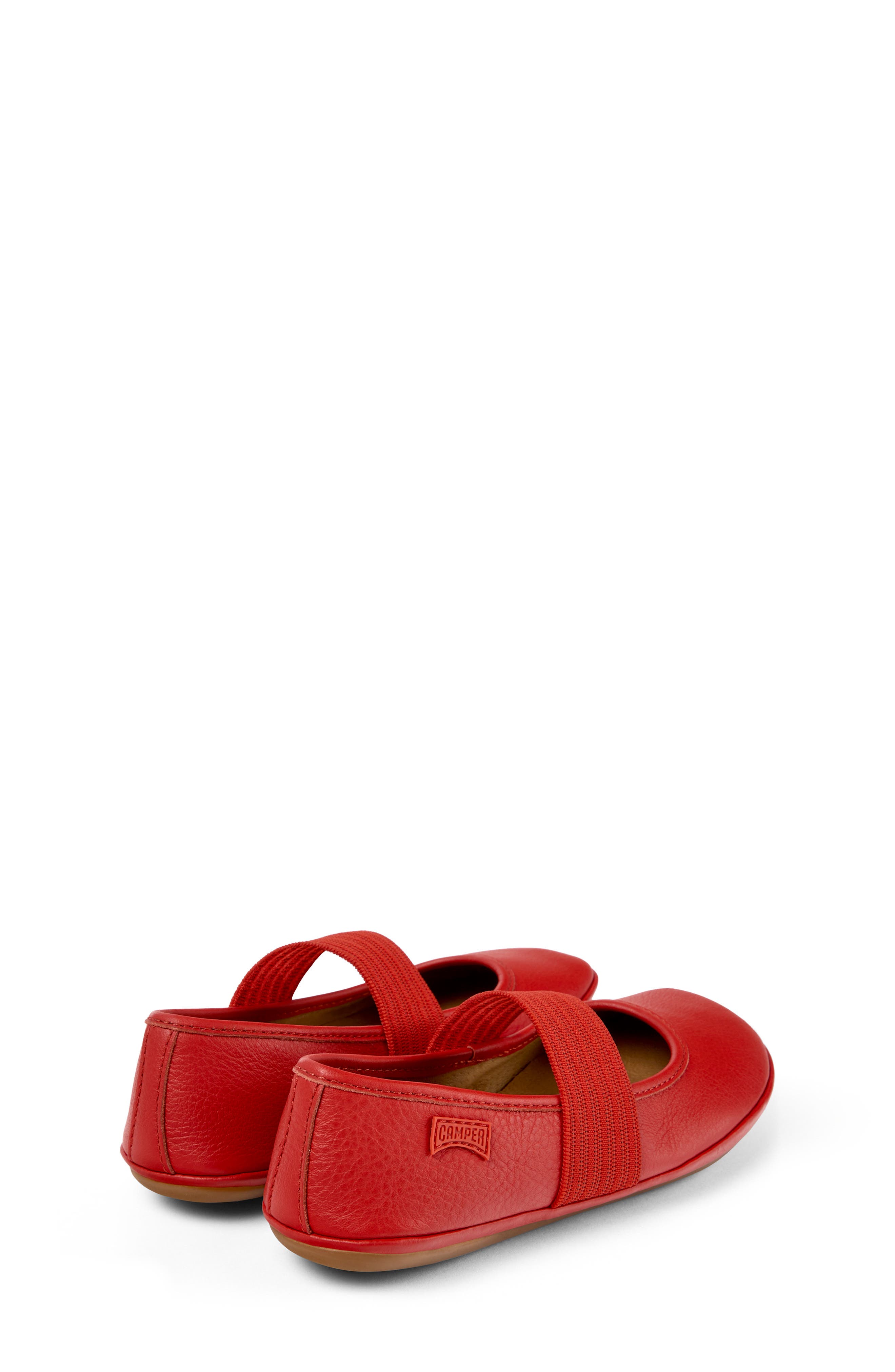 Camper Kids' Right Mary Jane Ballet Flat, Alternate, color, Bright Red