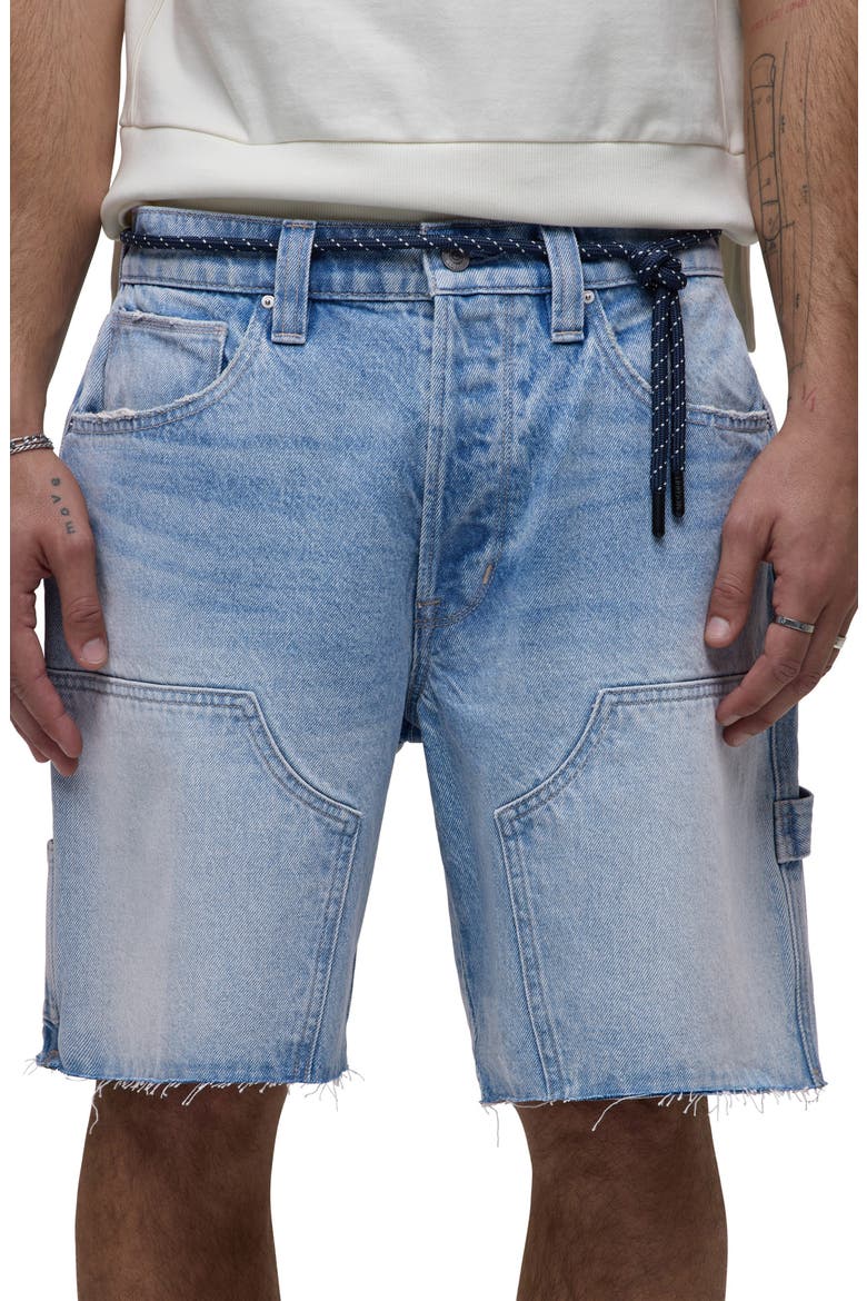Cutoff Denim Carpenter Shorts, Alternate, color, EAST PARK