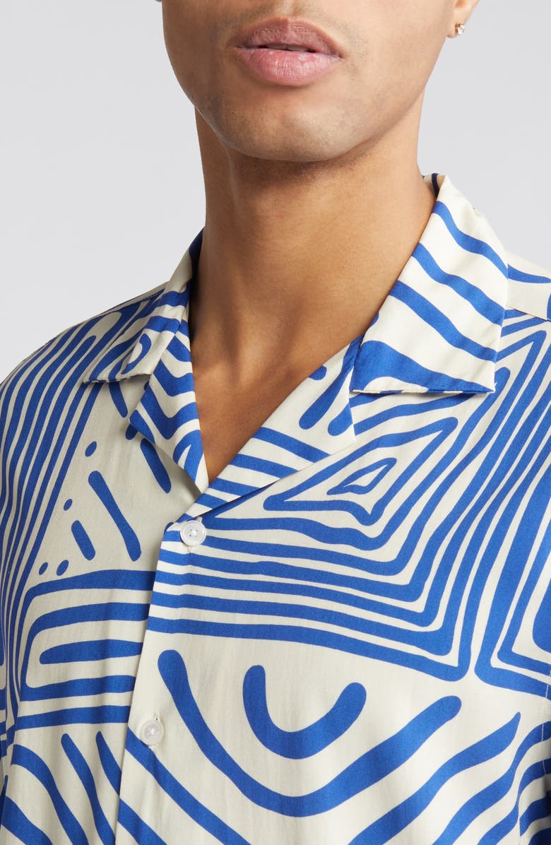 OAS Eldovado Camp Shirt, Alternate, color, Blue