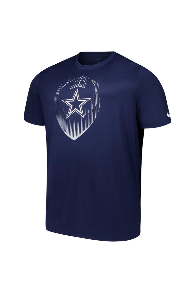 Men's  Nike  Navy Dallas Cowboys Big & Tall Blitz Legend Icon T-Shirt, Alternate, color, Navy