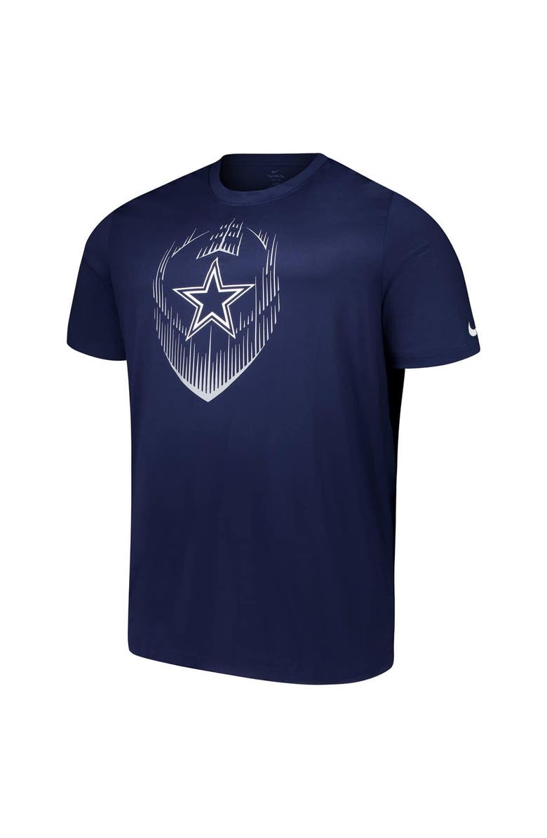 Nike Men's Nike Navy Dallas Cowboys Big & Tall Blitz Legend Icon T-Shirt, Alternate, color, Navy
