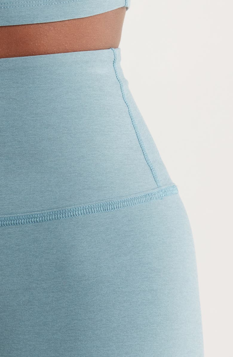 Beyond Yoga Keep Pace Space Dye Bike Shorts, Alternate, color, Storm Heather