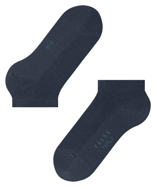 Falke Family Sustainable Cotton Sneaker Socks In Blue