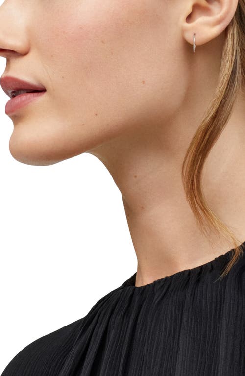 Frankie & Zoe 12mm Endless Hoop Earrings In Silver