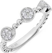 H.J. Namdar Diamond Circle Bead Ring