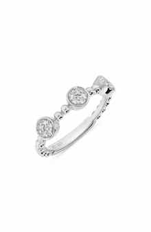 H.J. Namdar Diamond Circle Bead Ring