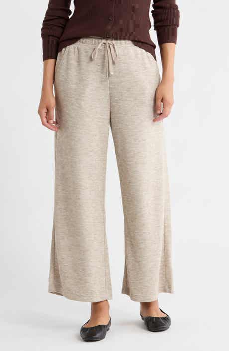 MAX STUDIO Crop Drawstring Pants