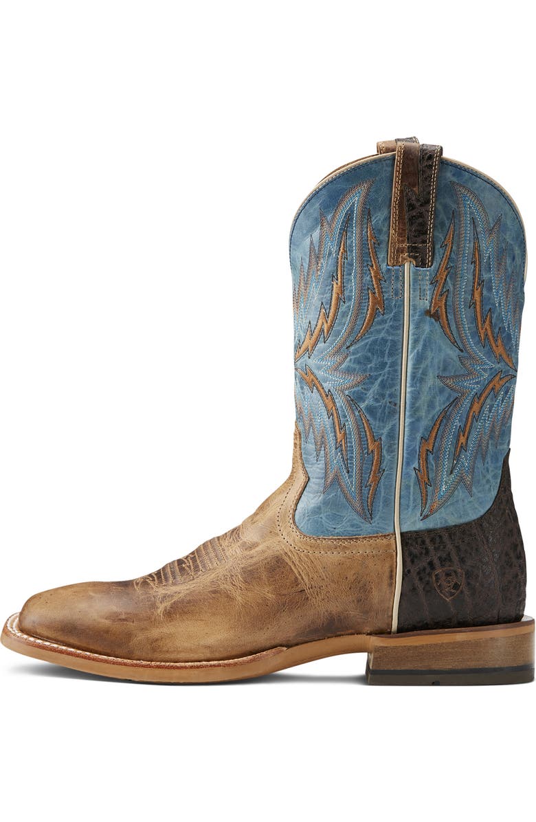 Ariat Arena Rebound Western Boot, Alternate, color, Dusted Wheat/ Heritage Blue