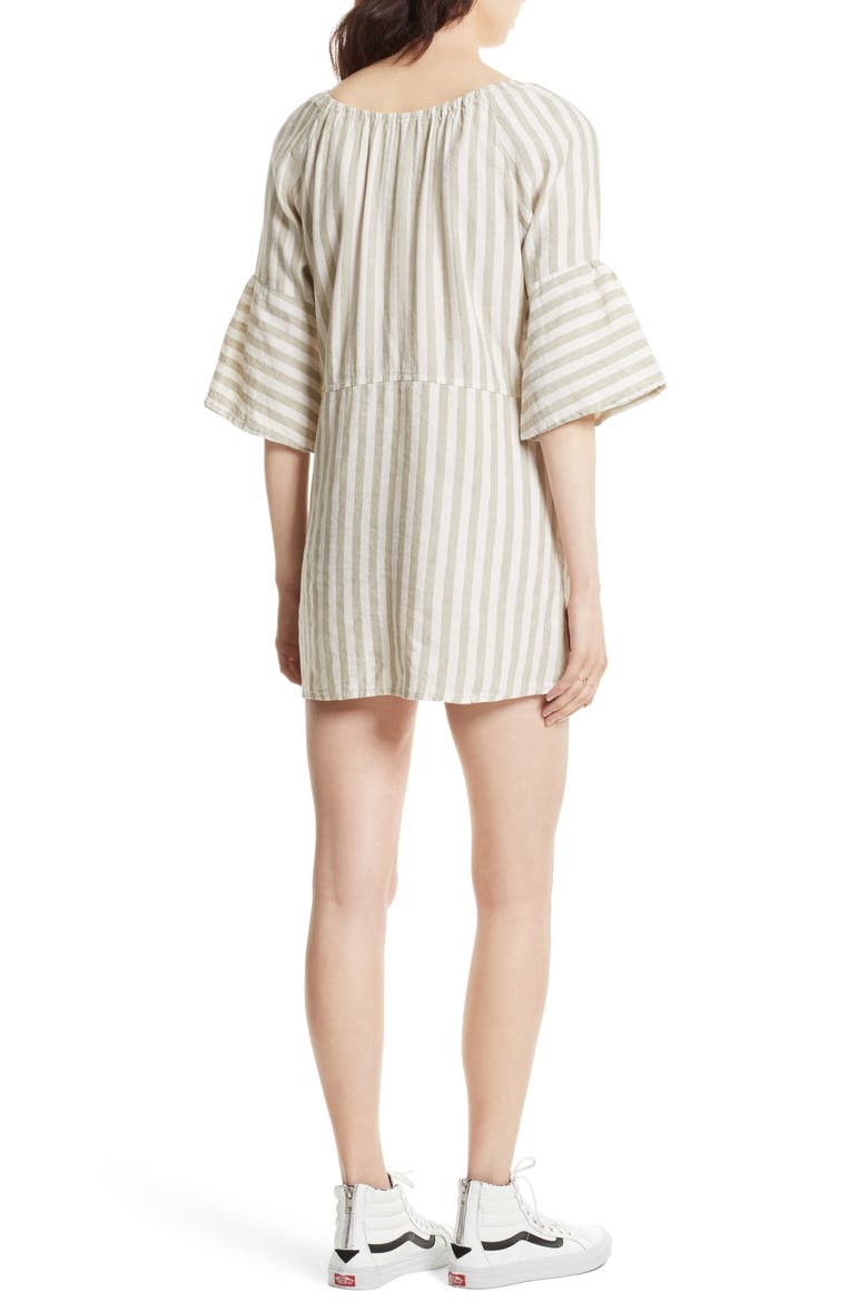 Folk Town Minidress, Alternate, color, NEUTRAL COMBO