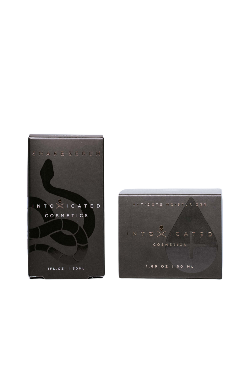 Intoxicated Cosmetics Snake Serum + Antidote Moisturizer | Anti-Aging Formula with Vegan Snake Peptides &  Fine Line Smoothing in a Hydrating Daily Moisturizer, Main, color, NO COLOR