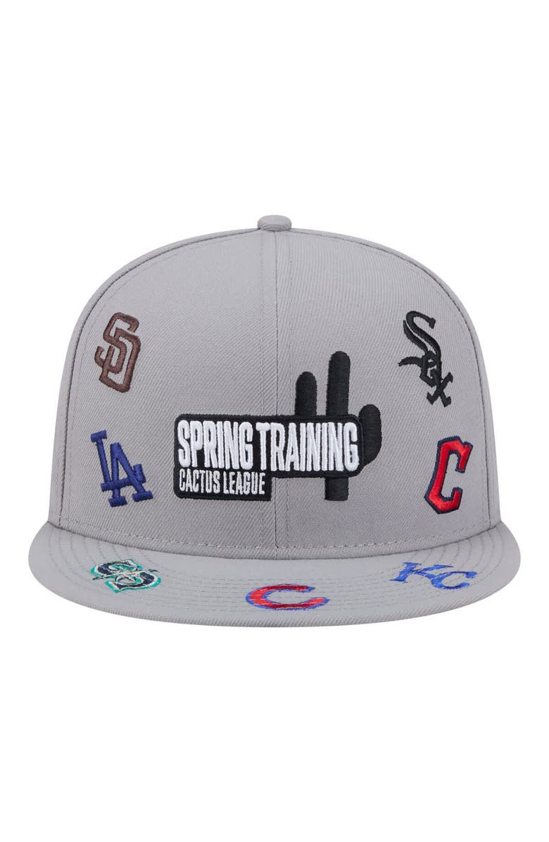 New Era Men's New Era Gray 2026 Spring Training Cactus League Scattered 9FIFTY Adjustable Hat, Alternate, color, Gray