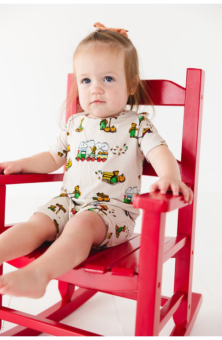 Charlie Lou Baby<sup>®</sup> Corduroy Shortie Snap Romper, Alternate, color, 