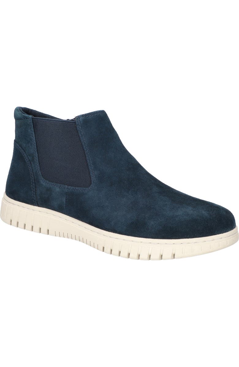 Bella Vita Kingly Bootie, Main, color, Navy Kidsuede Leather