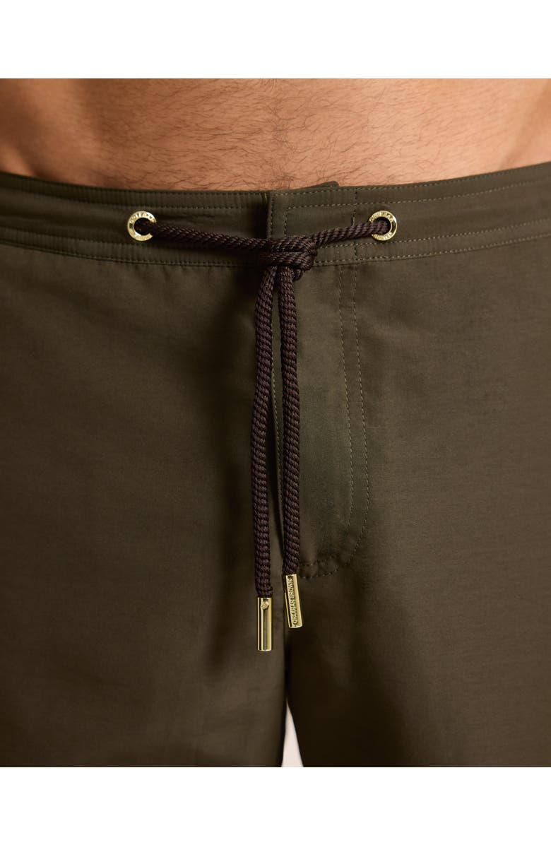 Orlebar Brown Dane Drawcord Longest-Length Classic Fit Drawcord Swim Shorts, Alternate, color, Bayleaf Green