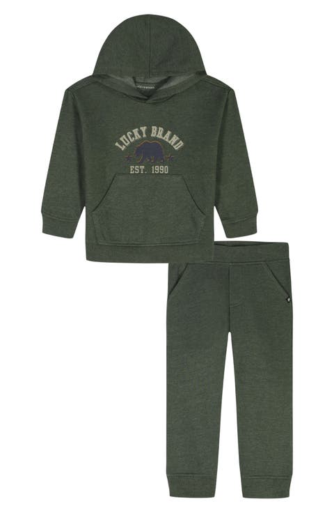 Kids' Logo Hooded T-Shirt & Joggers Set (Toddler & Little Kid)