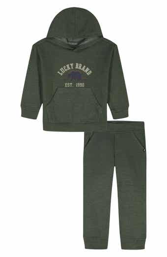 Lucky Brand Kids' Logo Hooded T-Shirt & Joggers Set
