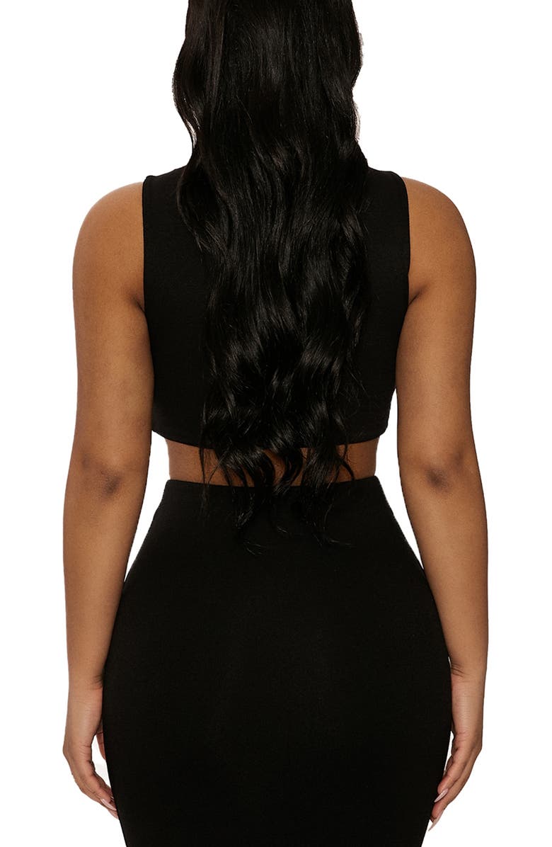 Naked Wardrobe The NW Sleeveless Crop Top, Alternate, color,