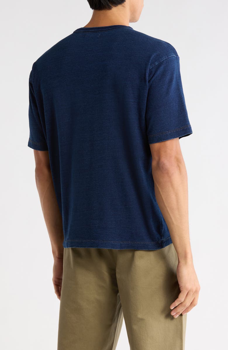 BUCK MASON Organic Cotton & Hemp T-Shirt, Alternate, color, Blue