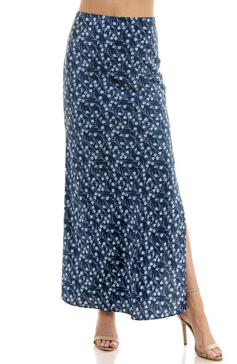 Bias Cut Maxi Skirt
