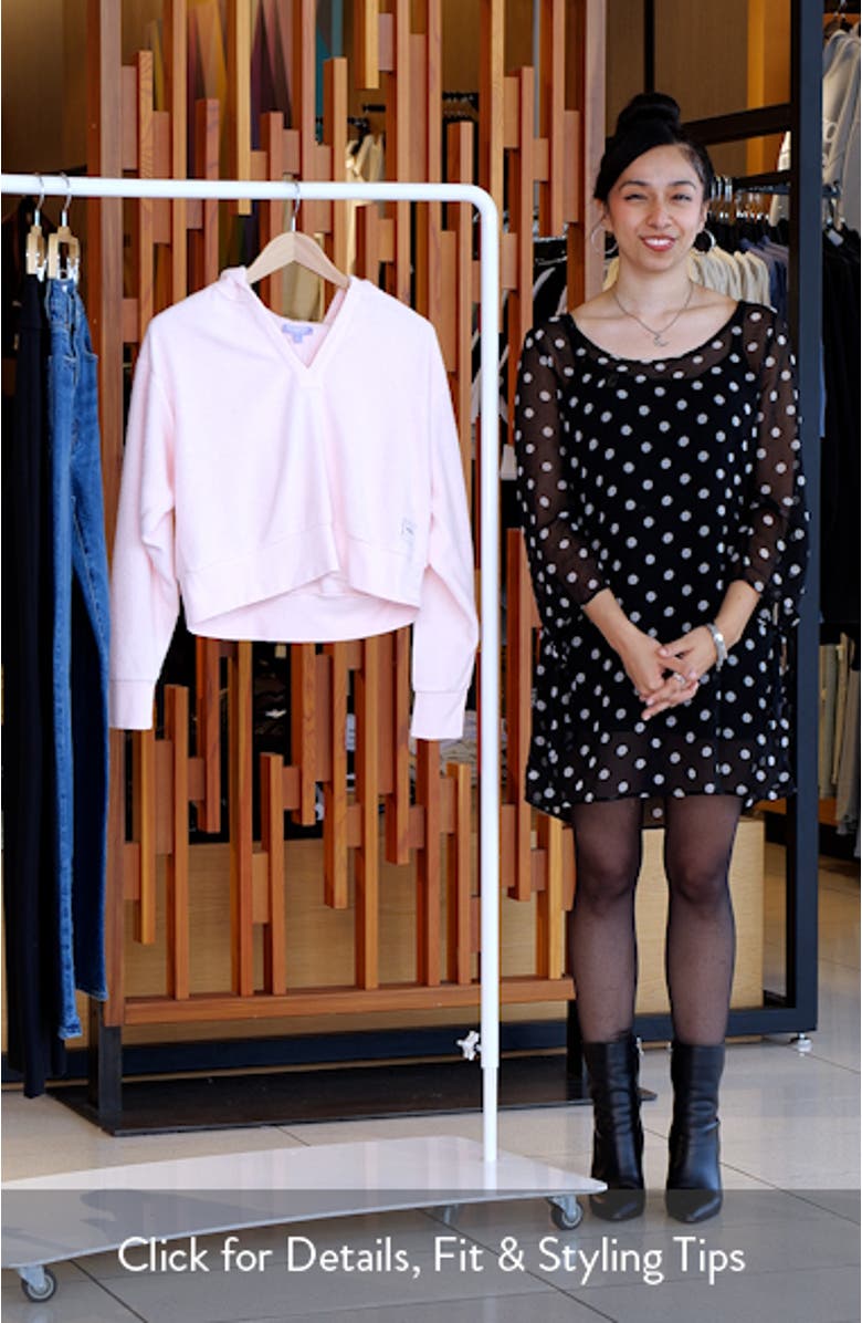 Supersoft Crop Hoodie, sales video thumbnail