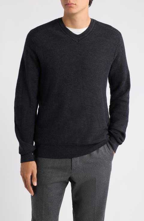 Cricket Merino Wool V-Neck Sweater