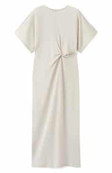 Gathered Midi Dress