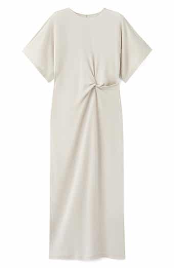 Gathered Midi Dress