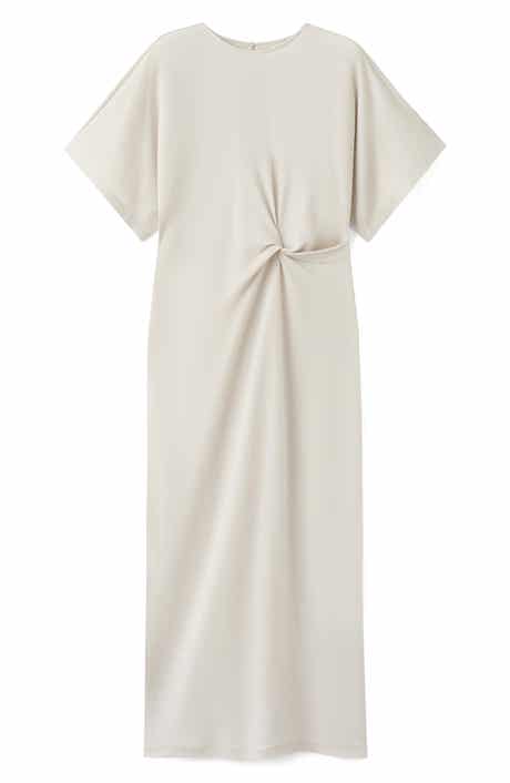 Gathered Midi Dress