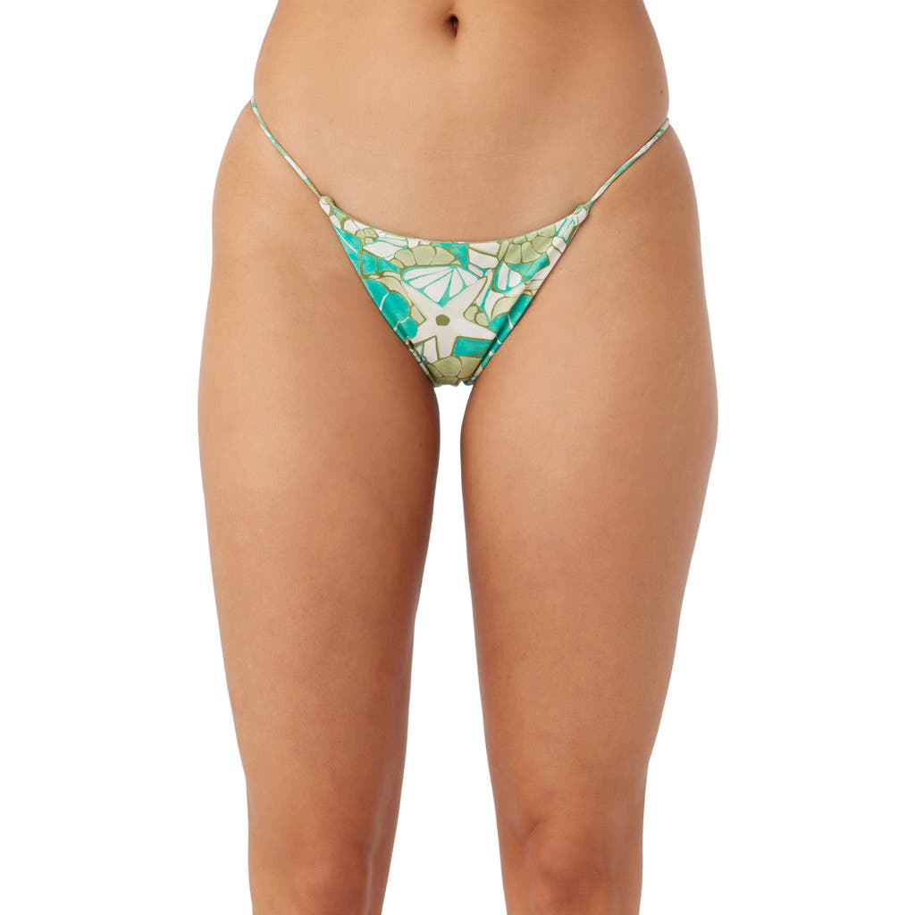 O'NEILL O'NEILL SHELL ABSTRACT REDONDO REVERSIBLE BIKINI BOTTOMS