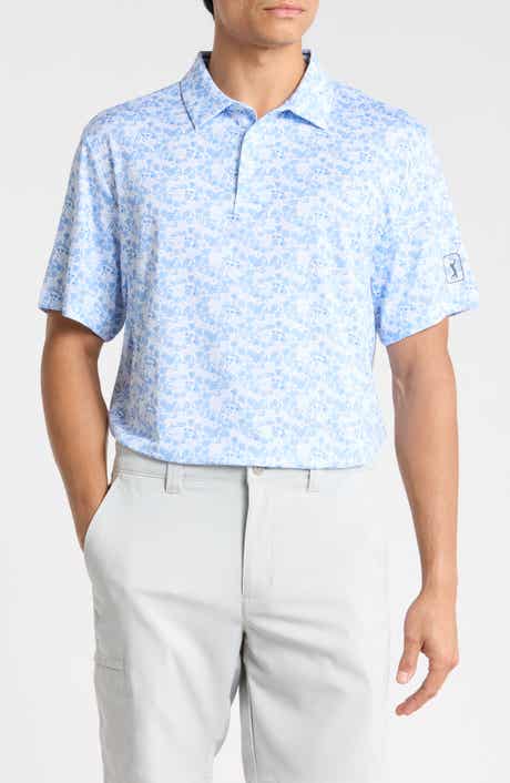 PGA TOUR Floral Print Performance Polo