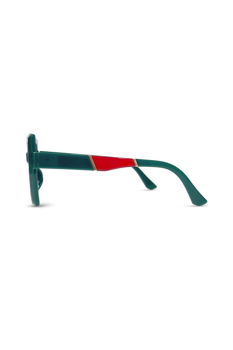 The Romy Sunglasses, Alternate, color, Green
