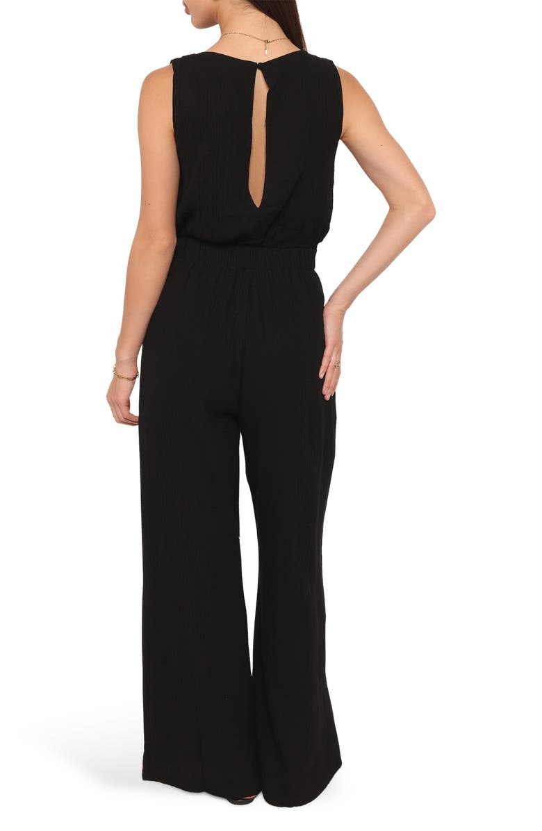 Petal & Pup Brenna Cotton Gauze Jumpsuit, Alternate, color, 