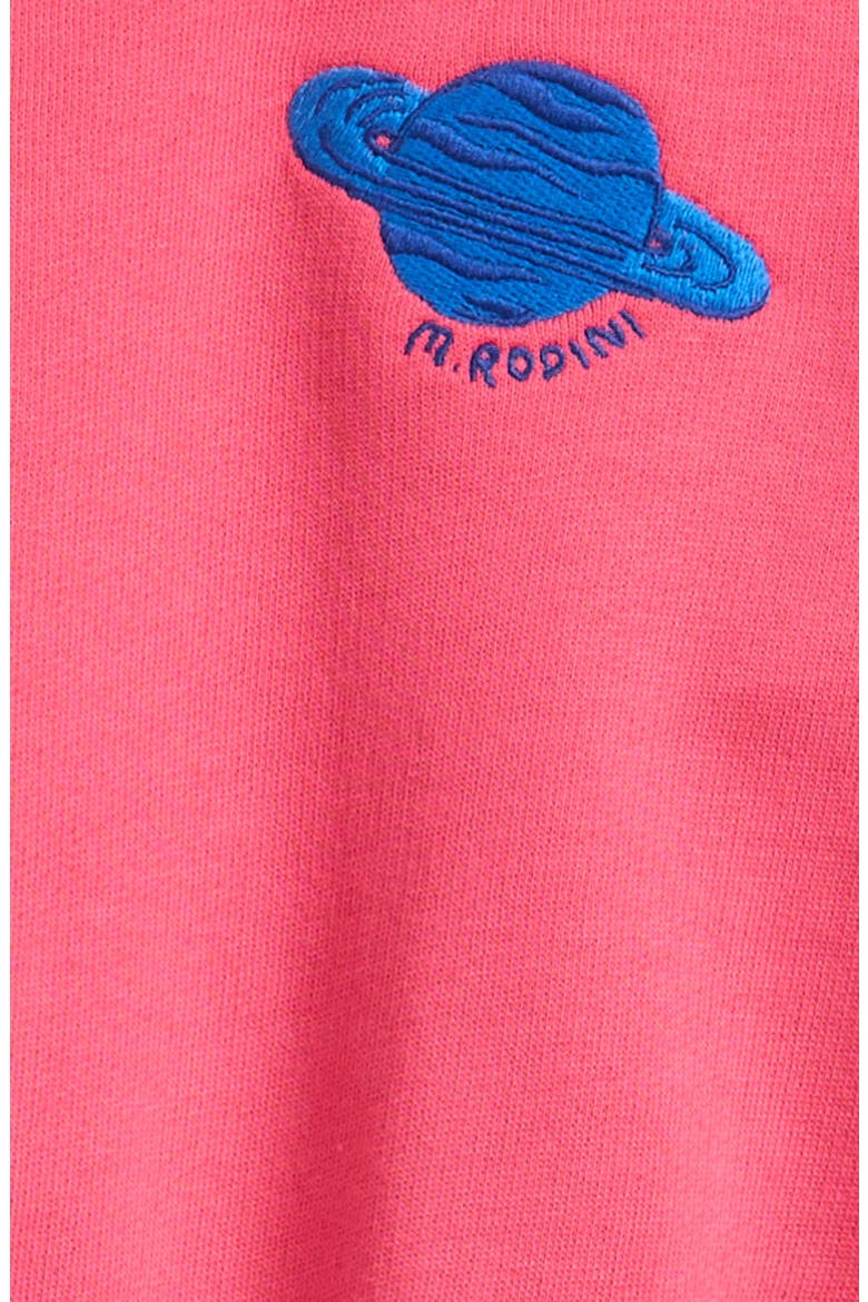 Embroidered Planet Organic Cotton Sweatshirt, Alternate, color, PINK