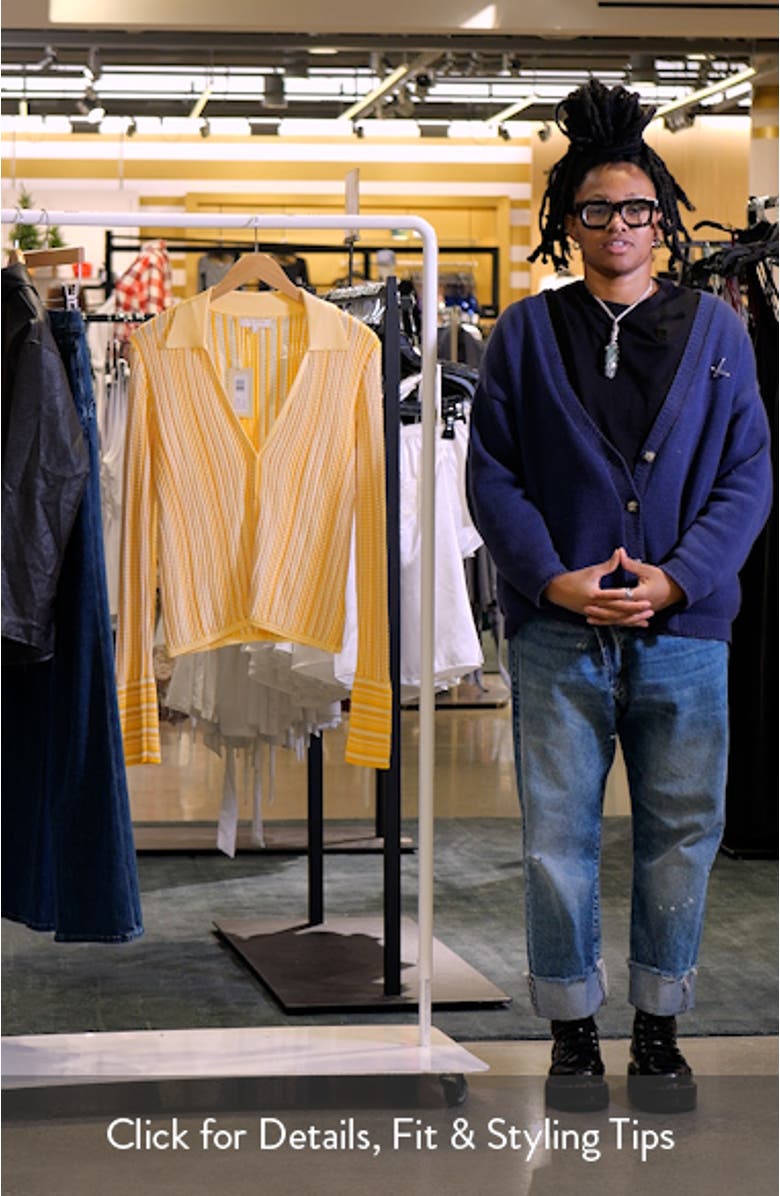 Ivana Stripe Cardigan, sales video thumbnail