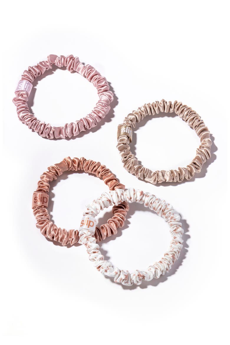 Pure Silk Skinny Hair Tie Nightlife Holiday Bauble (Limited Edition), Alternate, color, NO COLOR