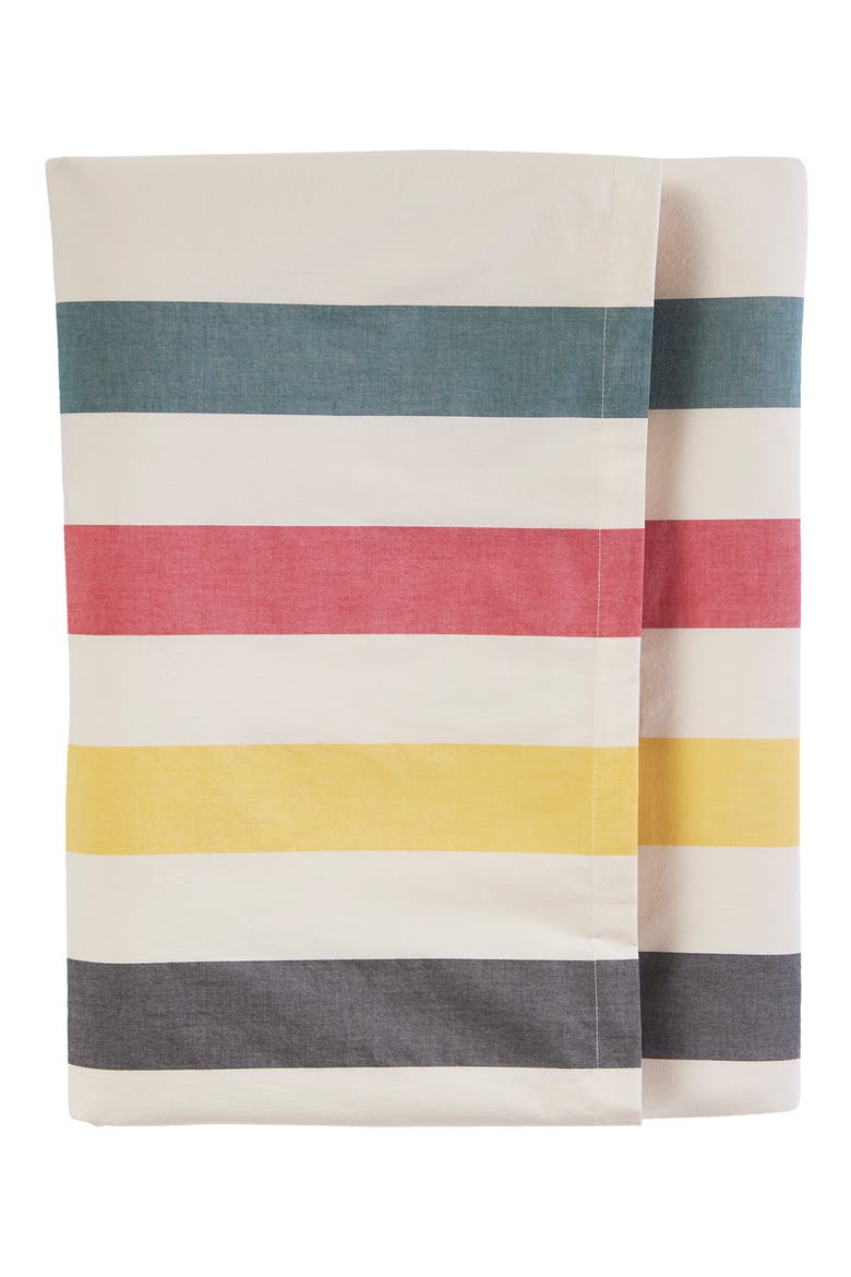 Glacier Yarn Dyed Duvet Cover & Sham Set, Alternate, color, IVORY